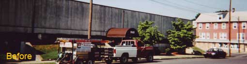 Gruber Wagon Works — before restoration